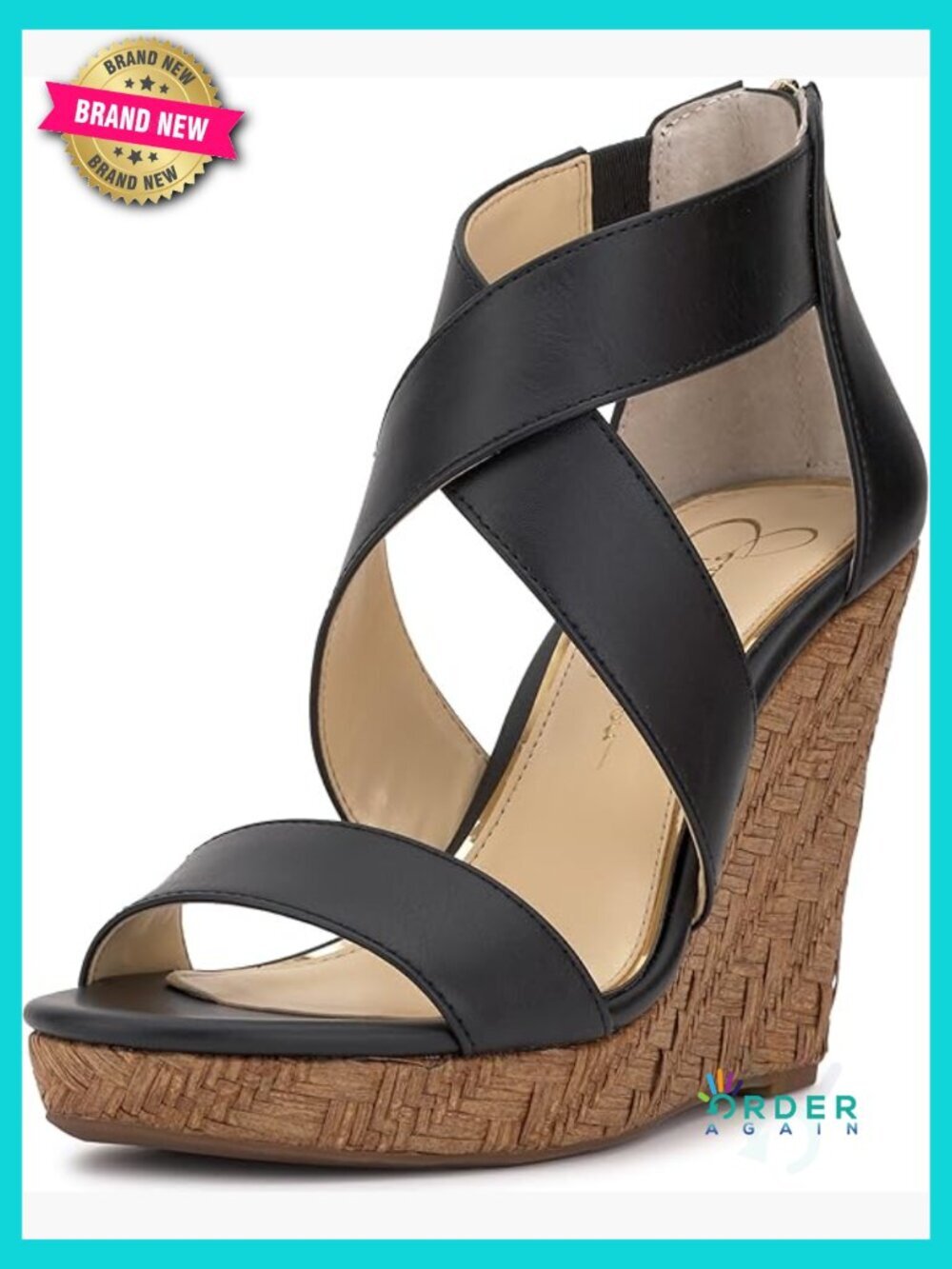 Wedge Sandals Memory Foam Midsole Ankle Strap Open Toe Slip On Chic Dressy